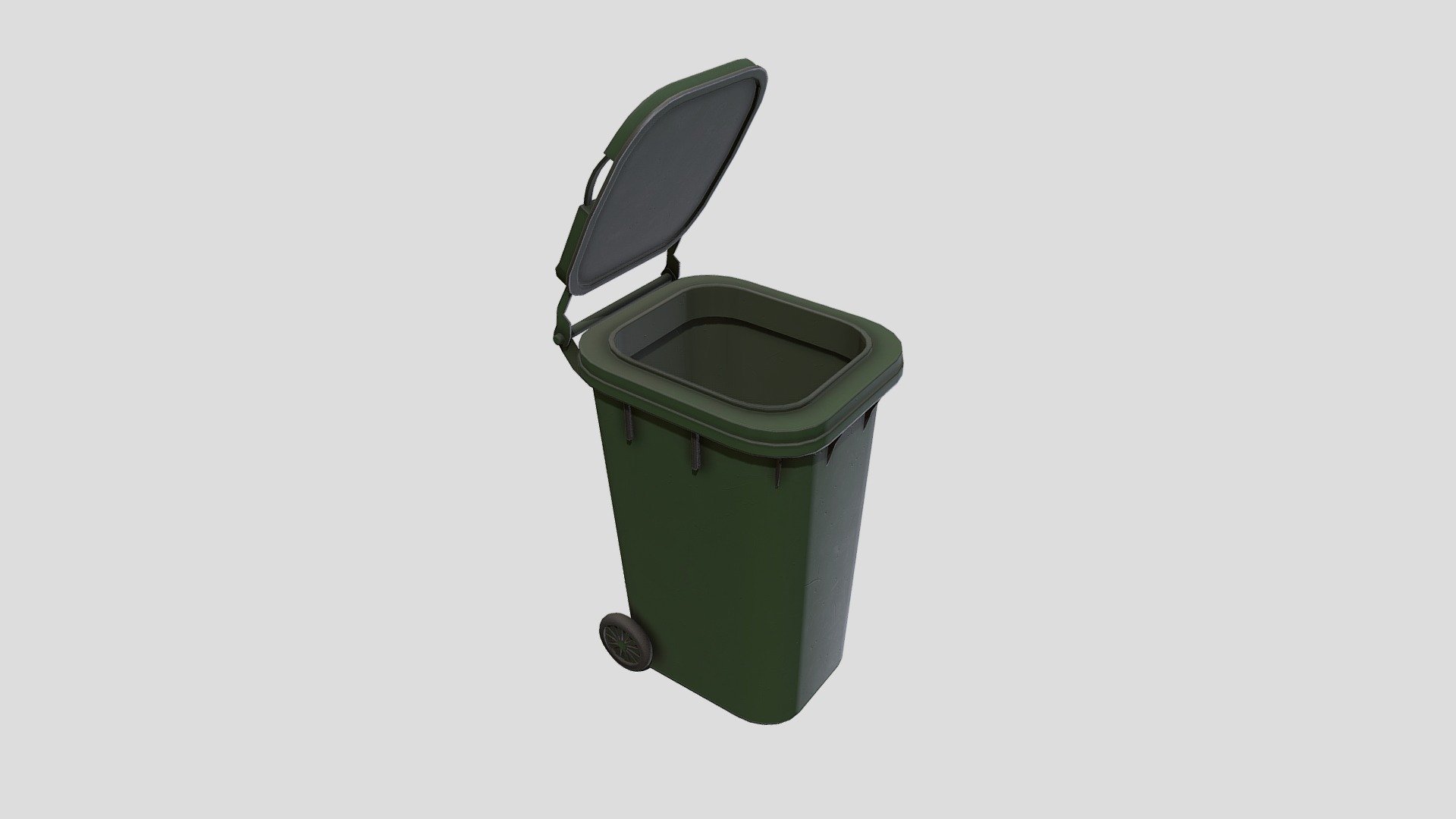 Trash bin Gameready Buy Royalty Free 3D model by Gest.lt (gestLT