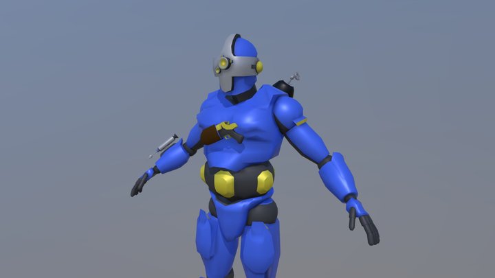 Amiller Enemy AI 3D Model