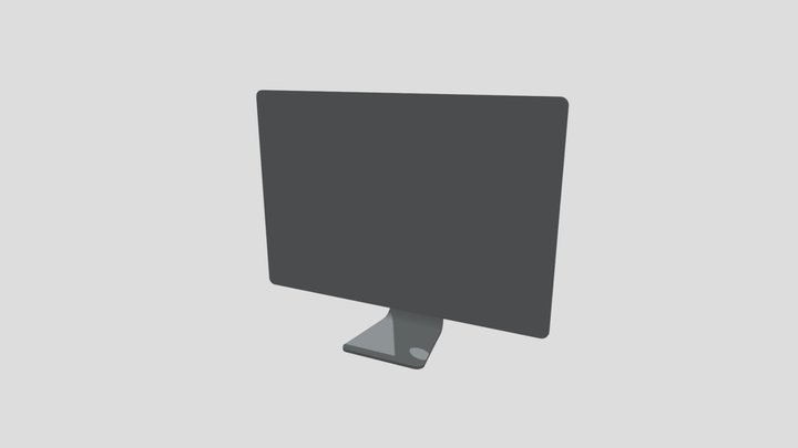 Apple iMac computer 3D Model
