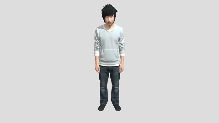Casual Portrait – Modelo 3D gratuito STL