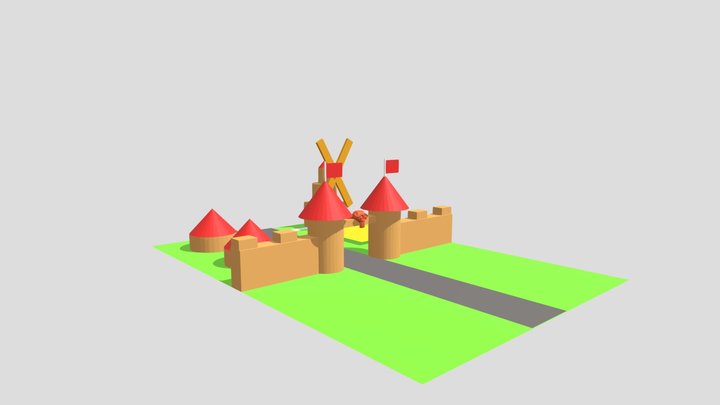 Burghof 3D Model