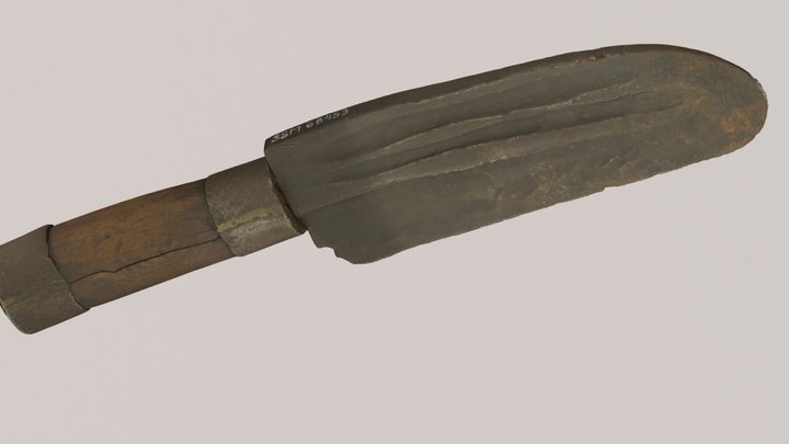 Mid 19th century Swedish "Vindragarkniv" Knife 3D Model