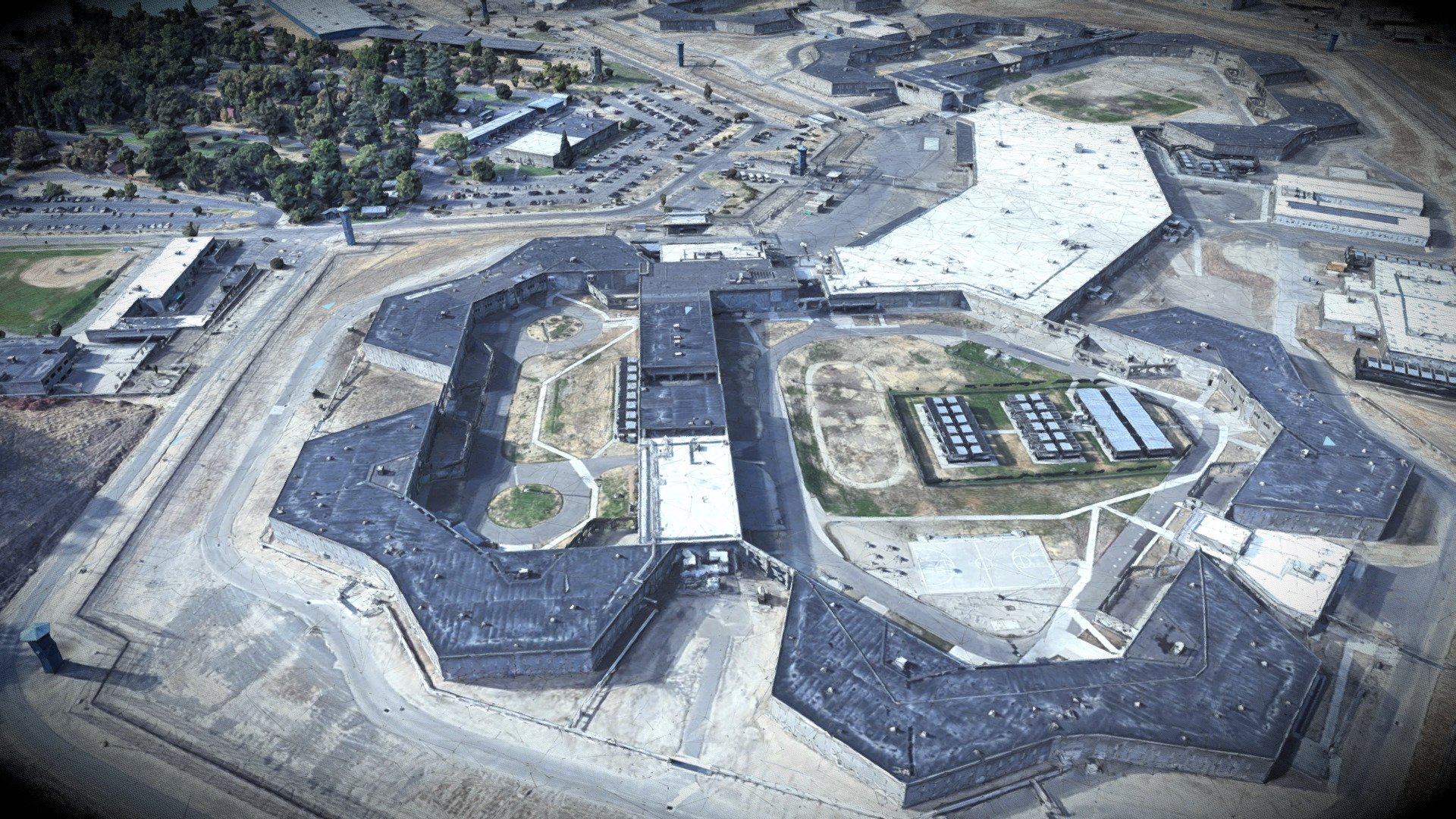 California State Prison, Sacramento, CA, USA - Download Free 3D Model ...