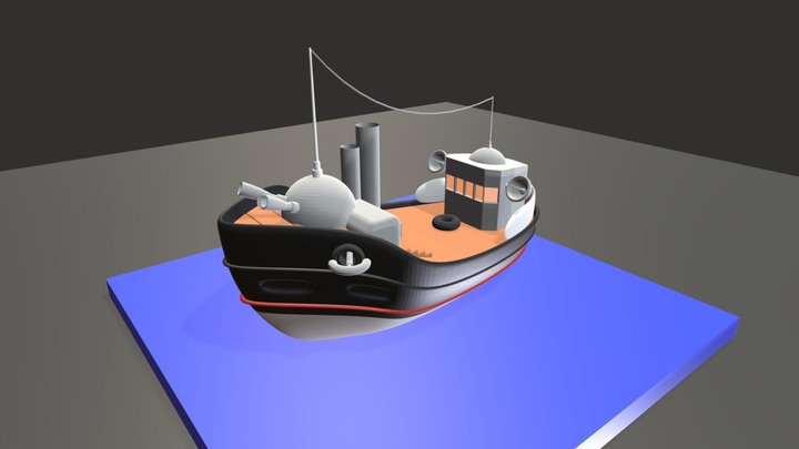 Warship_2 3D Model