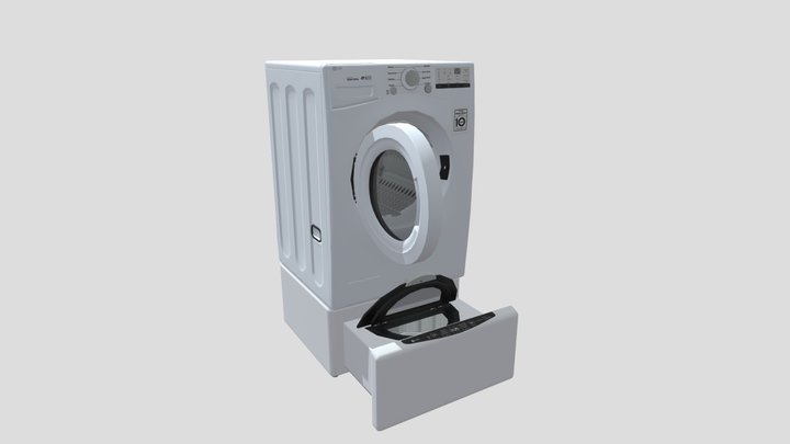 Washing Machine 3D Model