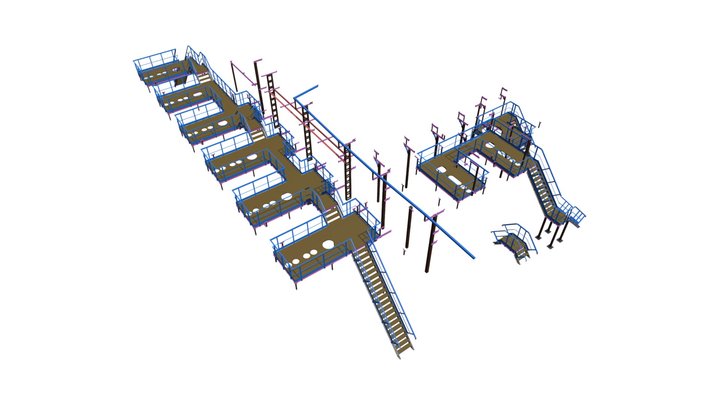Platforms 3D Model