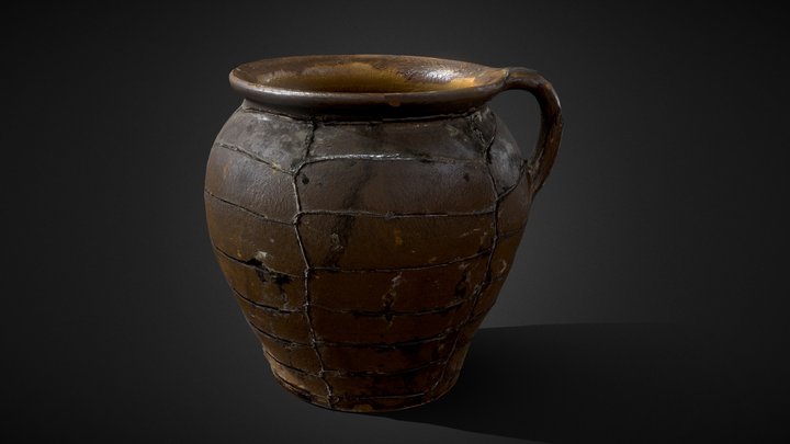 Antique Pot 3D Model