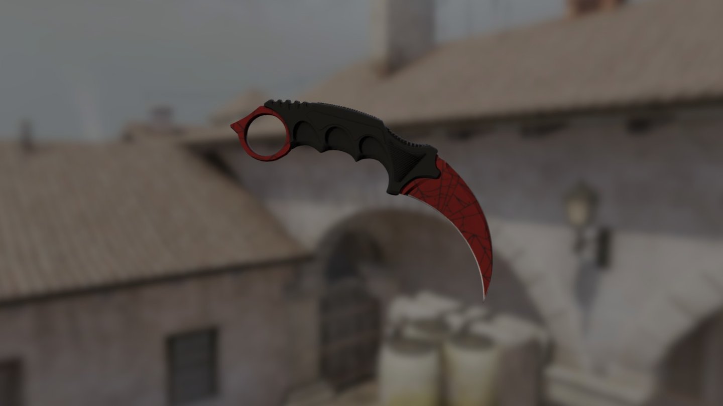 Karambit | Crimson Web - 3D model by RedSparr0w [0bf754e] - Sketchfab