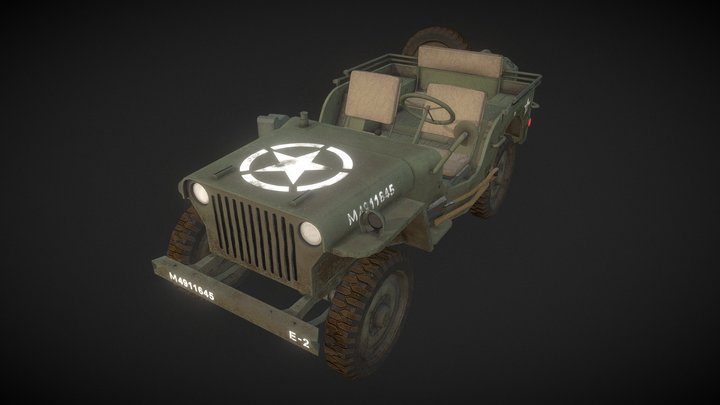 Willy Jeep 3D Model