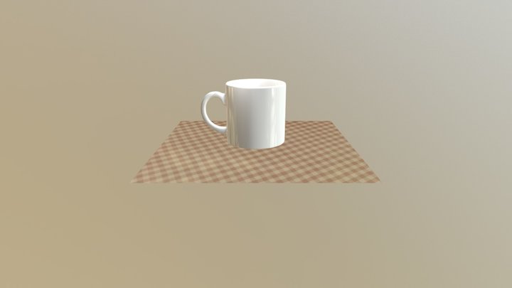 3 - Caneca 170ml 3D Model