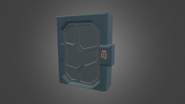Sci-Fi Door [Spaceship Indweller] 3D Model