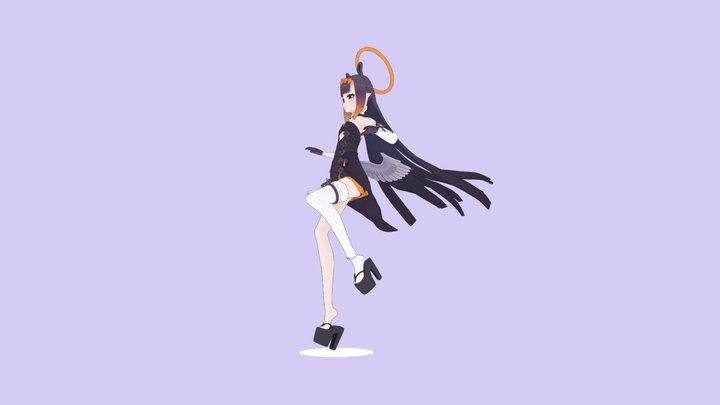 Ninomae Ina'nis 3D Model