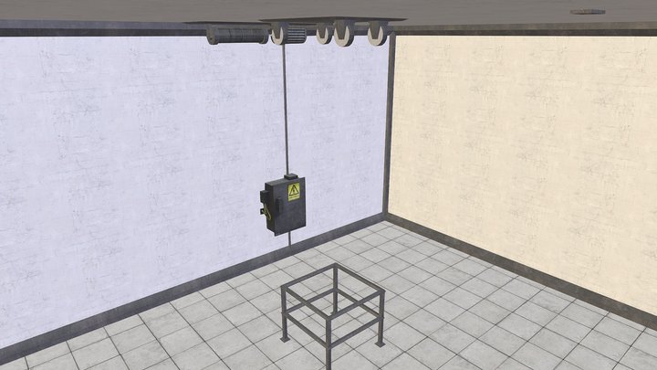 SCP-012 Confinement (room012_opt) - SCP:CB 3D Model