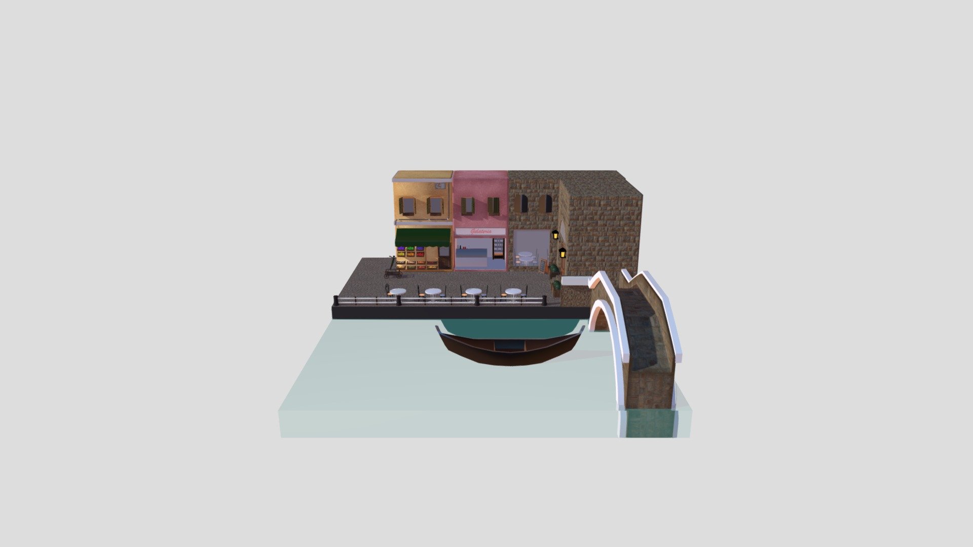 La Petite Italie - 3D model by Meecka-Ella [0bfa699] - Sketchfab