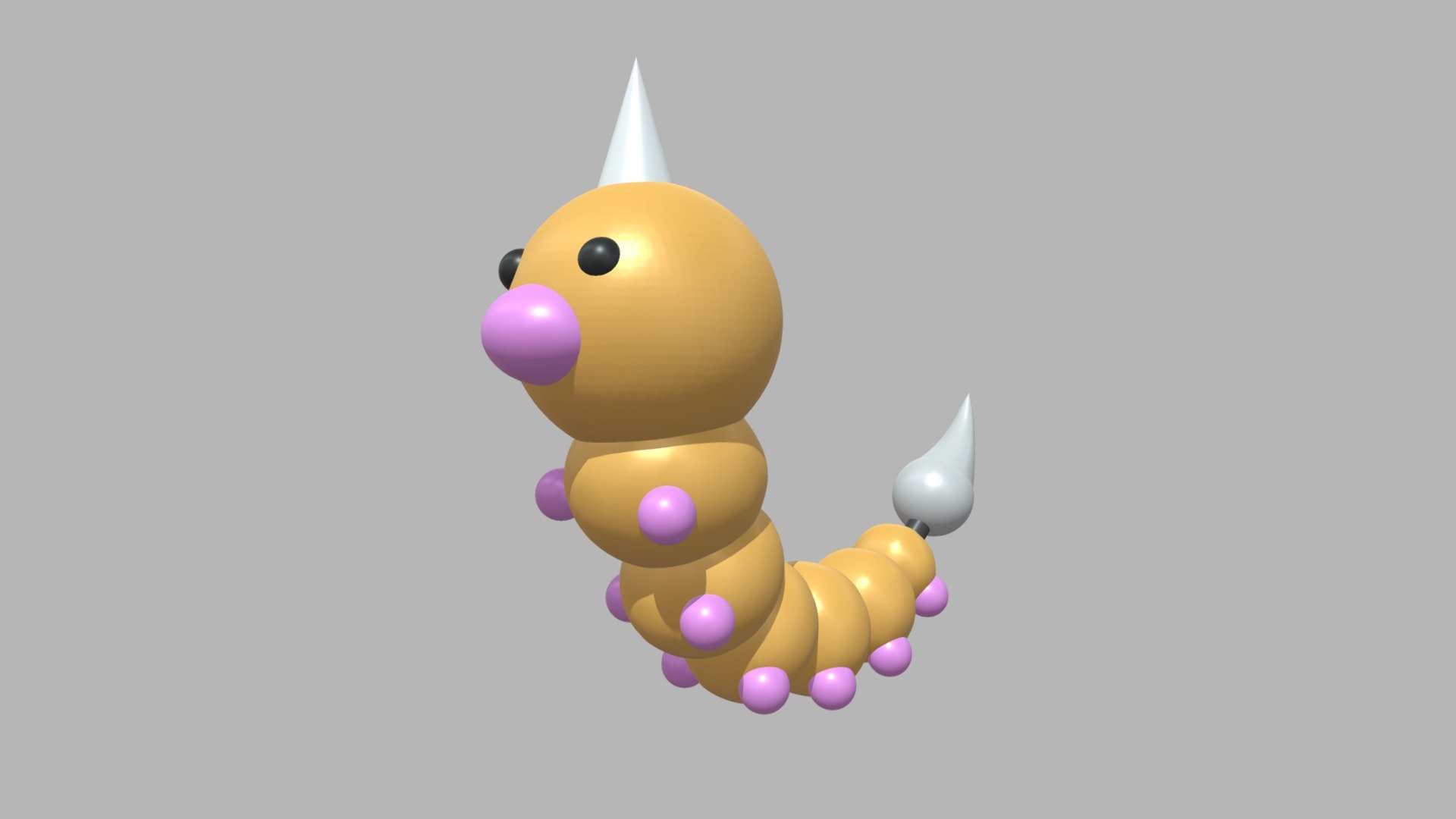 Weedle - Pokémon 3D Model