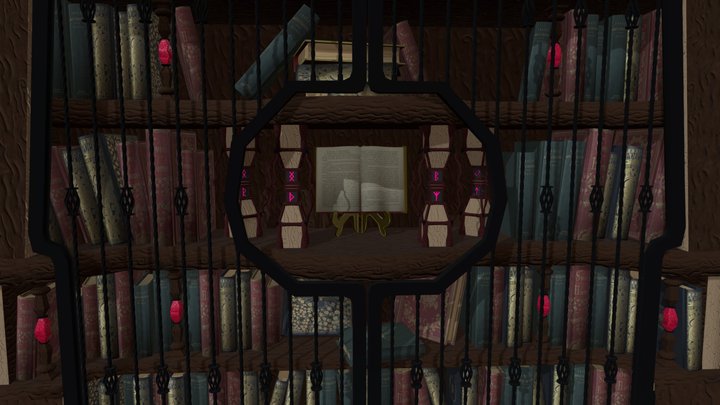 Bookcase 3D Model
