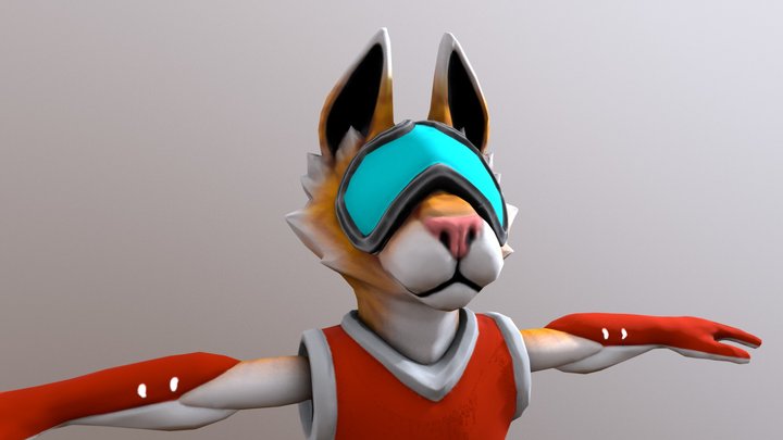 Cat Low 3D Model