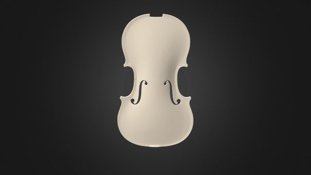 Violin 140 -Top 3D Model