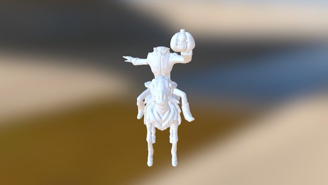 Headless Horseman - Final Sculpt Test 3D Model