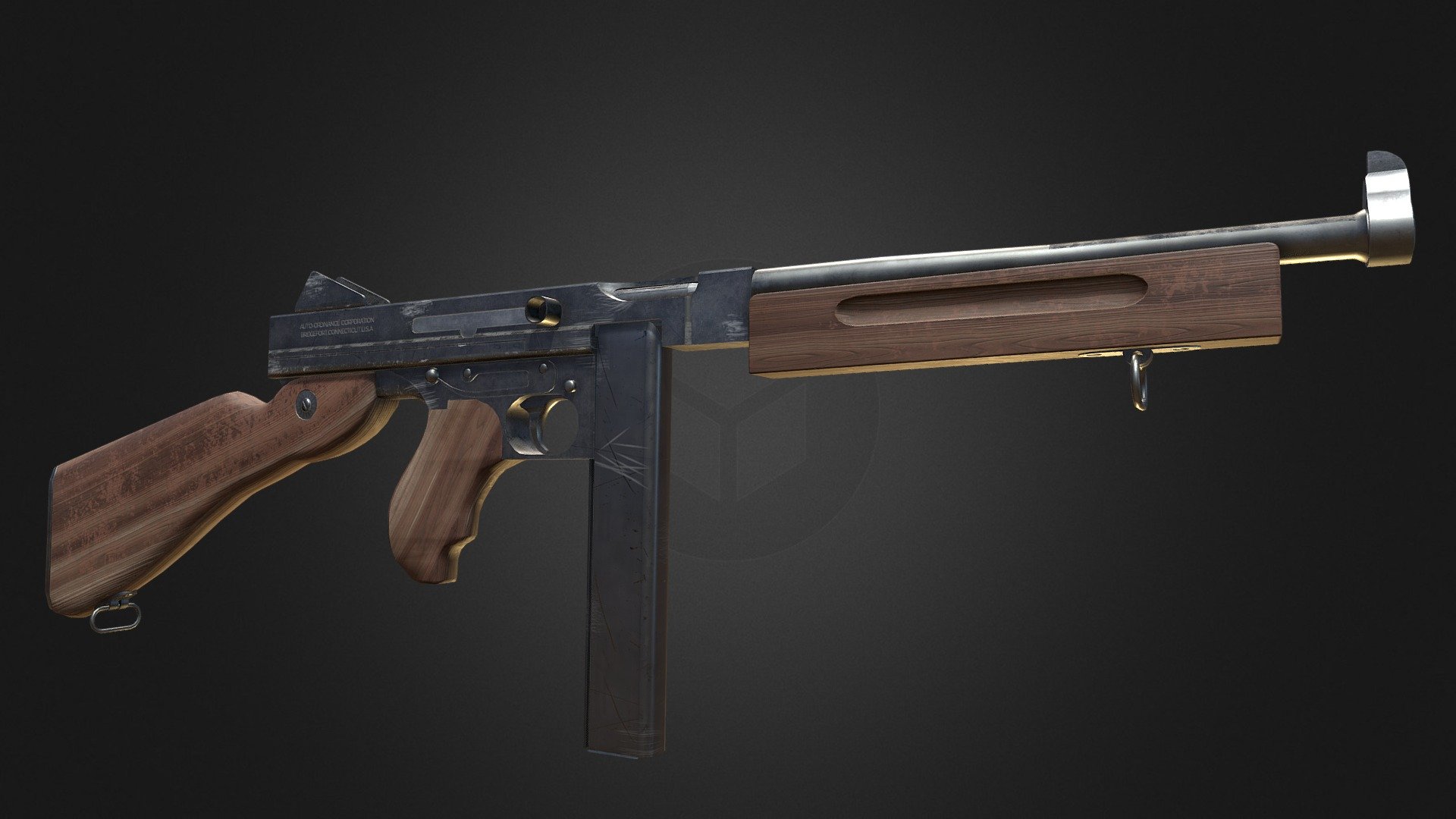 Thompson M1A1 - Download Free 3D model by G.Salmon (@G_Salmon) [0bfe4aa ...