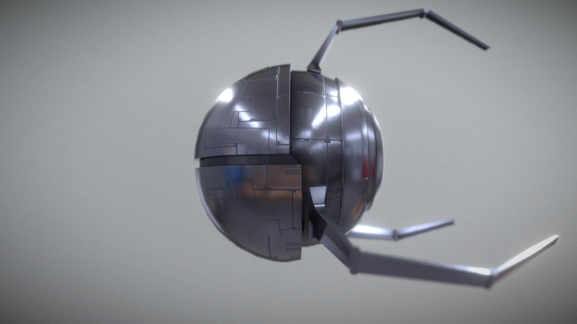 Robo Probe v2 - 3D model by w0919201 [0c0036b] - Sketchfab