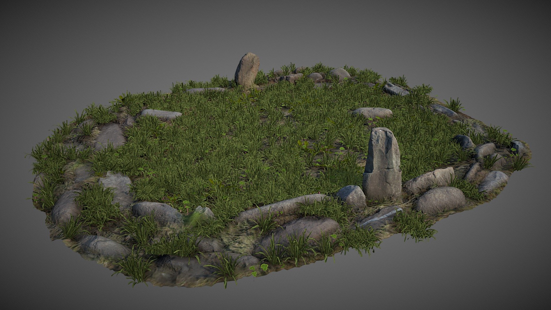 Stone feature, Manza Stone Circle, Oyu Site 3D model by CoreyNoxon