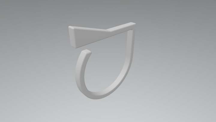 Adjustable ring. Model 8 3D Model