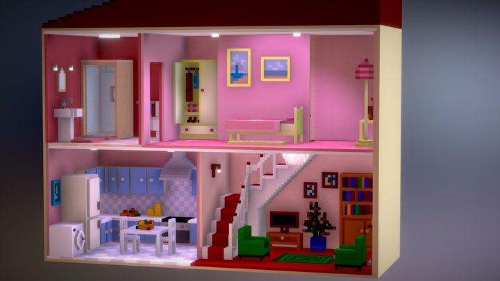 Doll House 3D Model