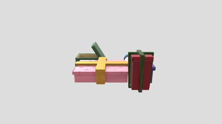 Gift Boxes 3D Model
