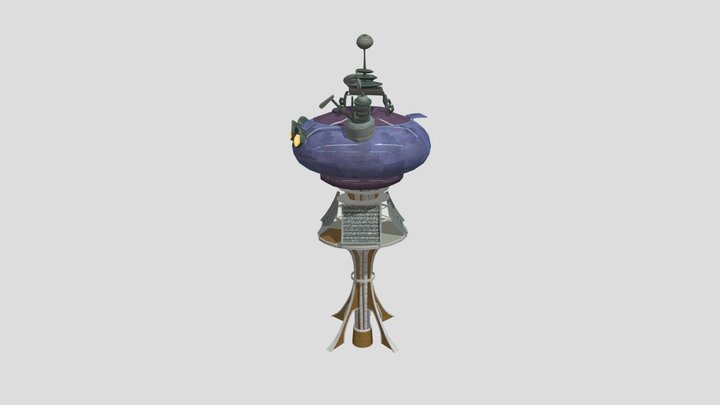 Pvz Gw2 Radio Tower  Replica 3D Model