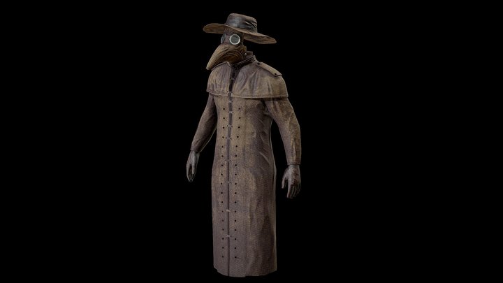 Plague Doctor Suit 3D Model
