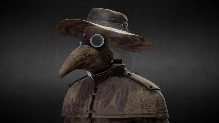 Plague Doctor Suit 3D Model