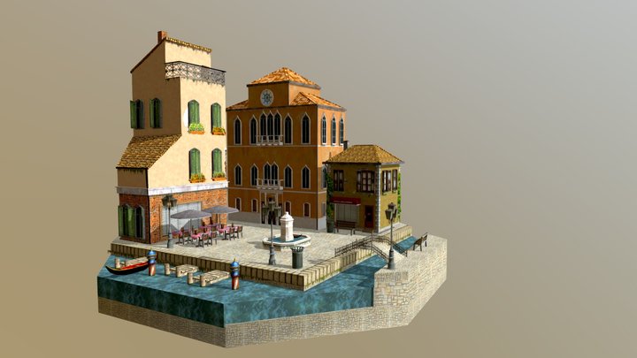 City Scene Sam Dedroog 3D Model