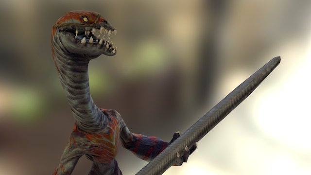 Lizard 3D Model
