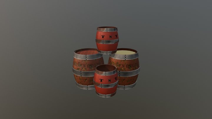 Barrel Model 3D Model