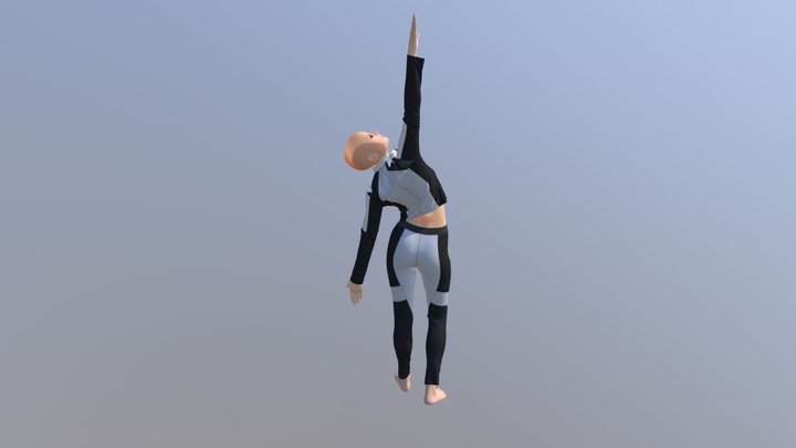 Biker Outfit Colorway 1 3D Model