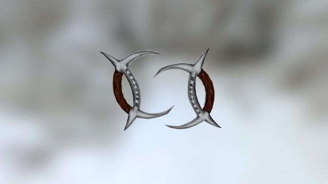 Deer Horn Knives 3D Model