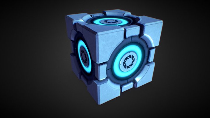 Weighted Storage Cube 3D Model