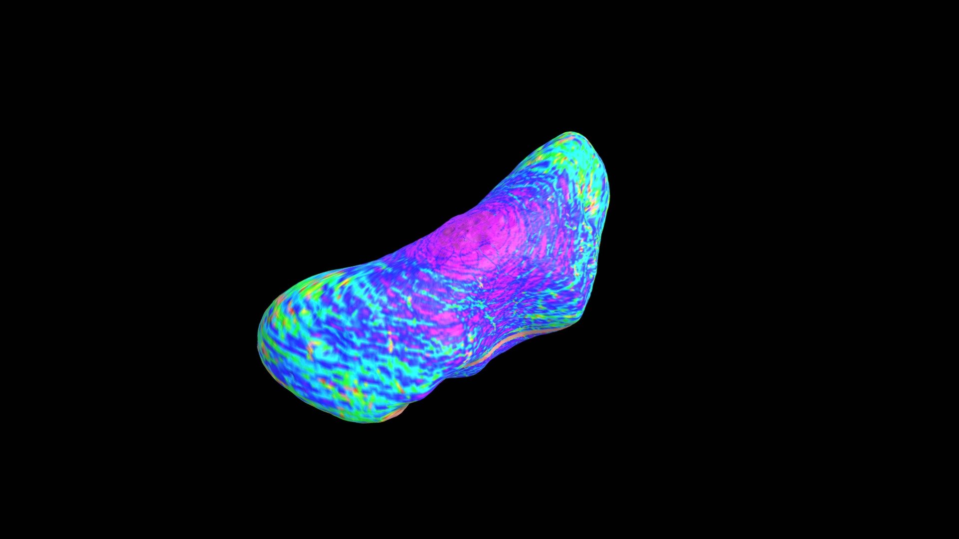 Eros asteroid laser counts