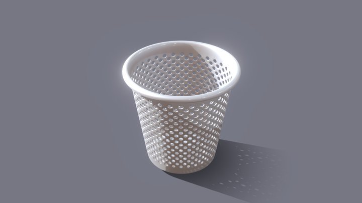 Trash Bin - for Movie & ArchViz 3D Model