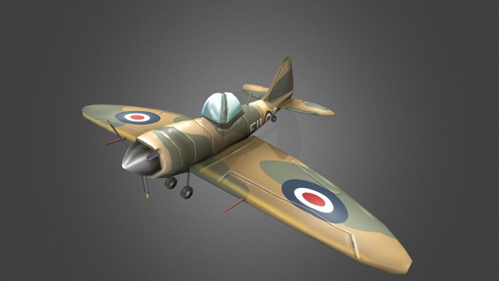 Flying Circus - Spitfire 3D Model