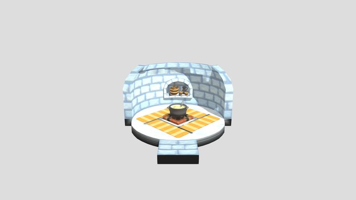[Animal Crossing: New Leaf] Igloo Interior – Kostenloses 3D-Modell STL