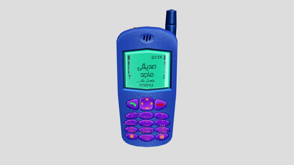cartoony cell phone