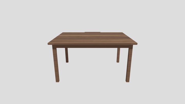 Exercise 7 UV Mapped Table 3D Model