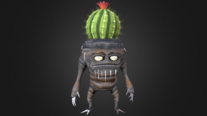 Terra Troll - Cactus Varient (Posed) 3D Model