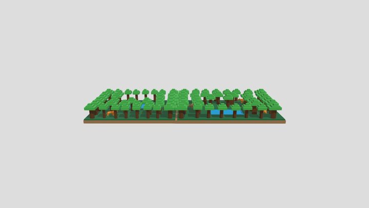 Forest. 3D Model