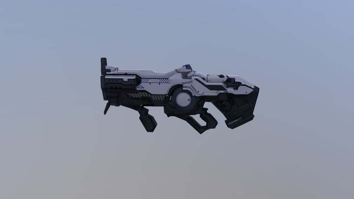 Doom Plasma Gun 3D Model