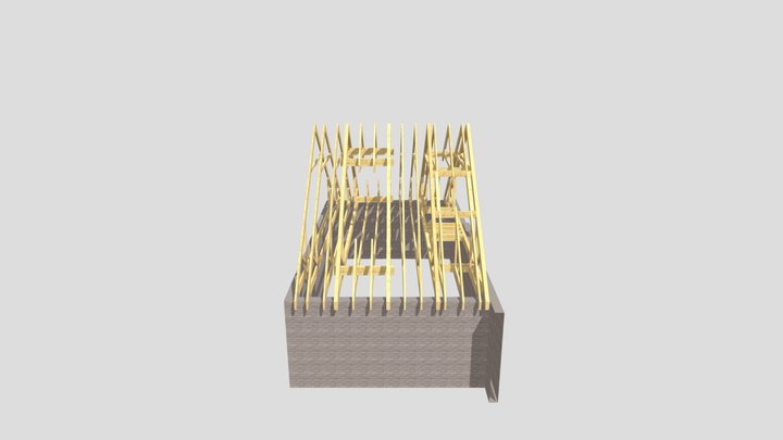 DM Attic_roof 3D Model