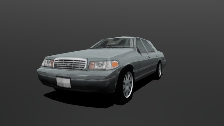 Ford Crown Victoria (GT2-PS1) 3D Model