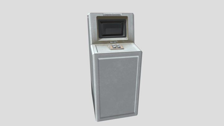 Retro Computer terminal v1 3D Model
